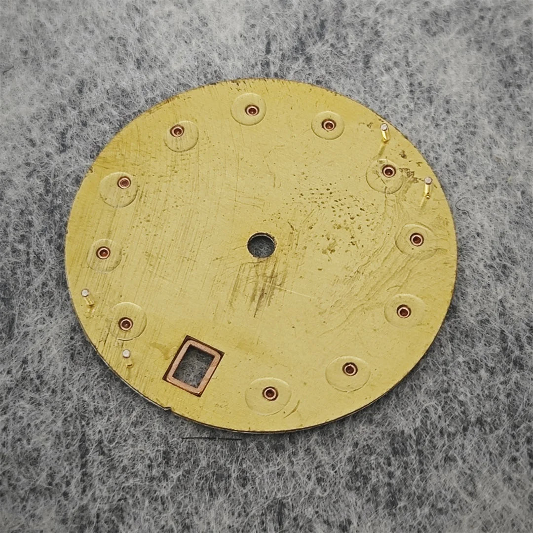 28.5mm Watch Dial / Hands Diamond Inlaid Shell of Pearl Surface for NH35 NH36