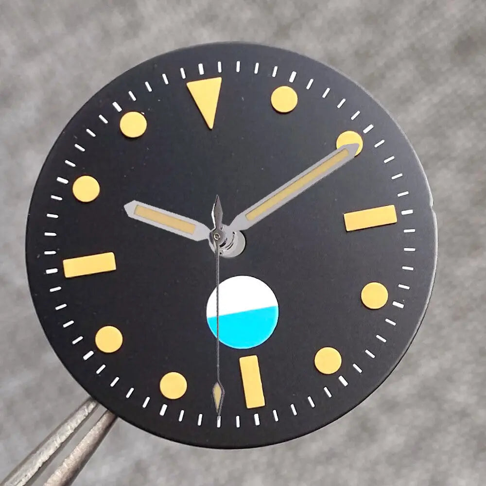 29mm Black Luminous Dial Fit 50-Fathoms Style NH35 NH36 2824  SKX007 movement
