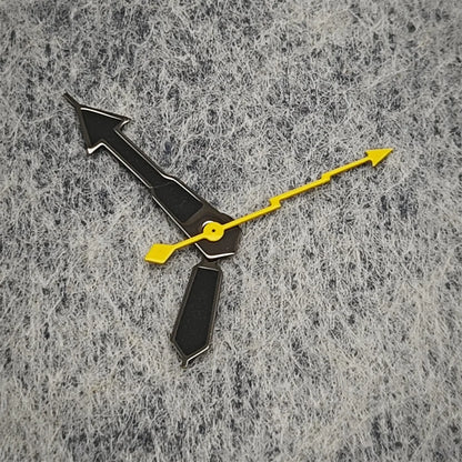 Black Yellow Lightning Second Hand Weak Green Luminous Hands for NH35/364R/7S