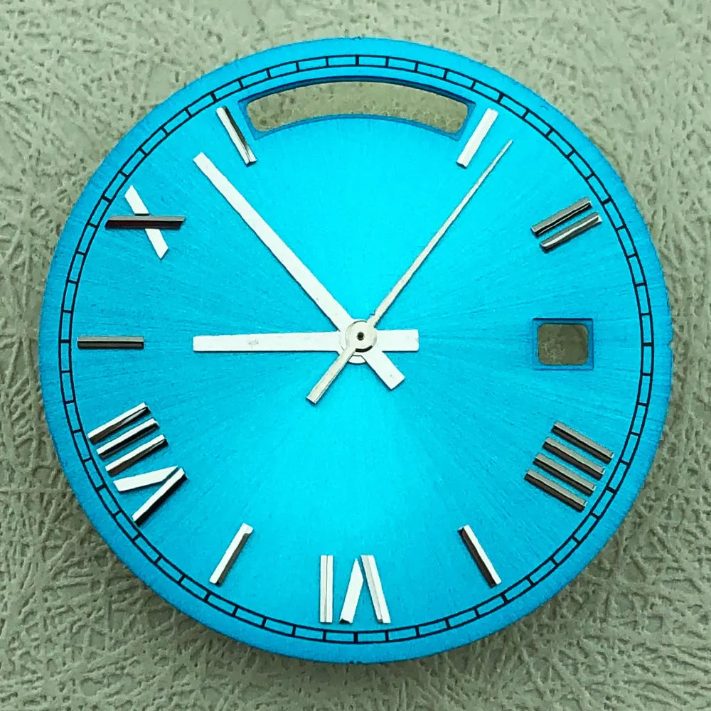 Modified 31mm Calendar Roman Numeral Multicolor Watch Dial For 8285 Movement