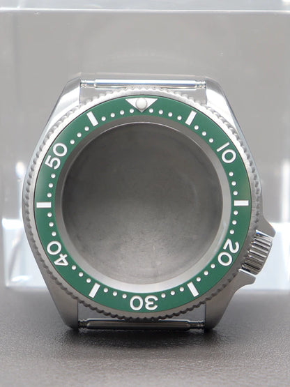 38mm Watch Case Mod Sapphire For Skx013 NH35/36 4R36 Multicolor Ceramic Bezel
