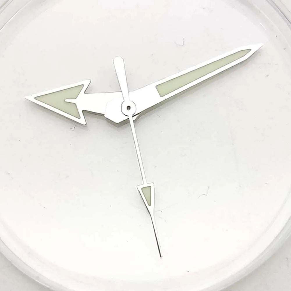 Silver/Black Grey Watch Hands for NH35 NH36 Movement Replacement
