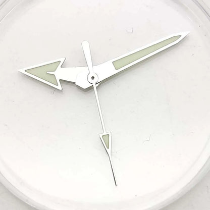 Silver/Black Grey Watch Hands for NH35 NH36 Movement Replacement
