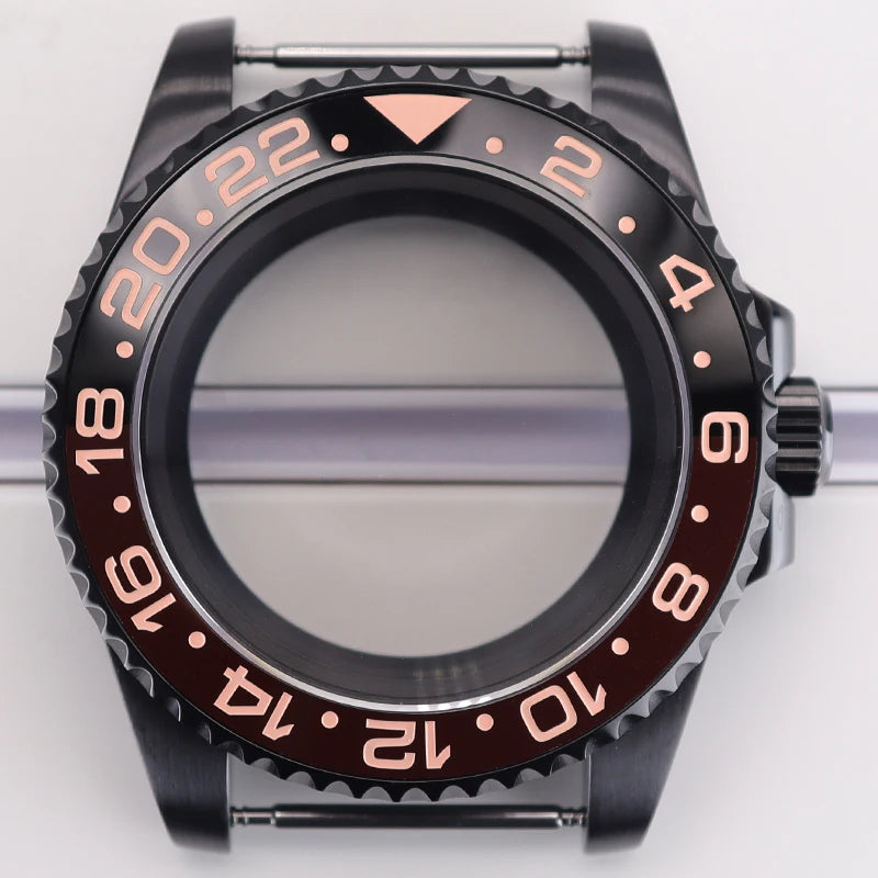 40mm Watch Case For NH34 NH35 NH36 NH38 NH70 4R36 Miyota 8215 Eta 2824 GMT SUB