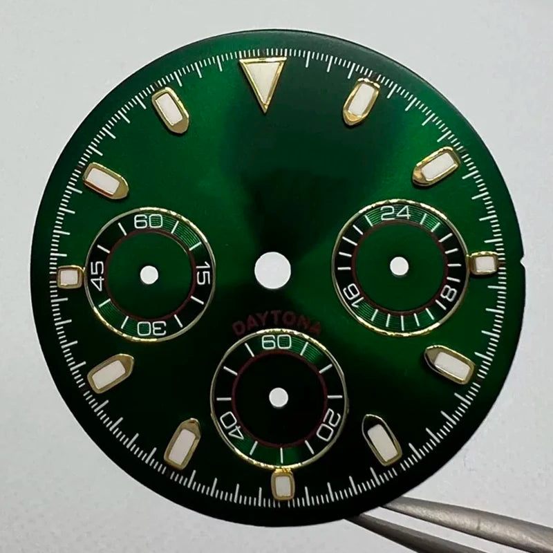 29.5mm VK63 Dial S Logo Dial Suitable For NH35/NH36 Movement Vertical Lines