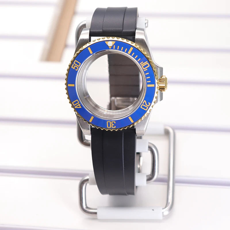 40mm Watch Case Set For GMT SUB Yacht NH34 NH35 NH36 NH39 8215 Eta2824 PT5000