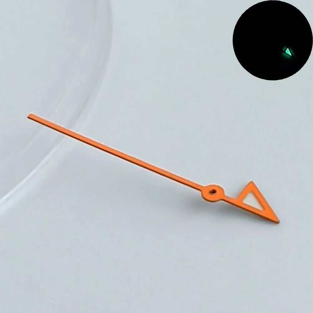 Watch pointer green luminous fit NH34 NH 35 NH36 movement watch hands refit watch Personalized second hand