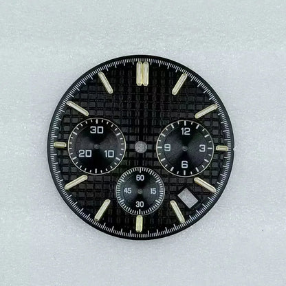 31.8mm Mechanical Timer Watch Dial And Hands Suitable For VK63 Quartz Movement