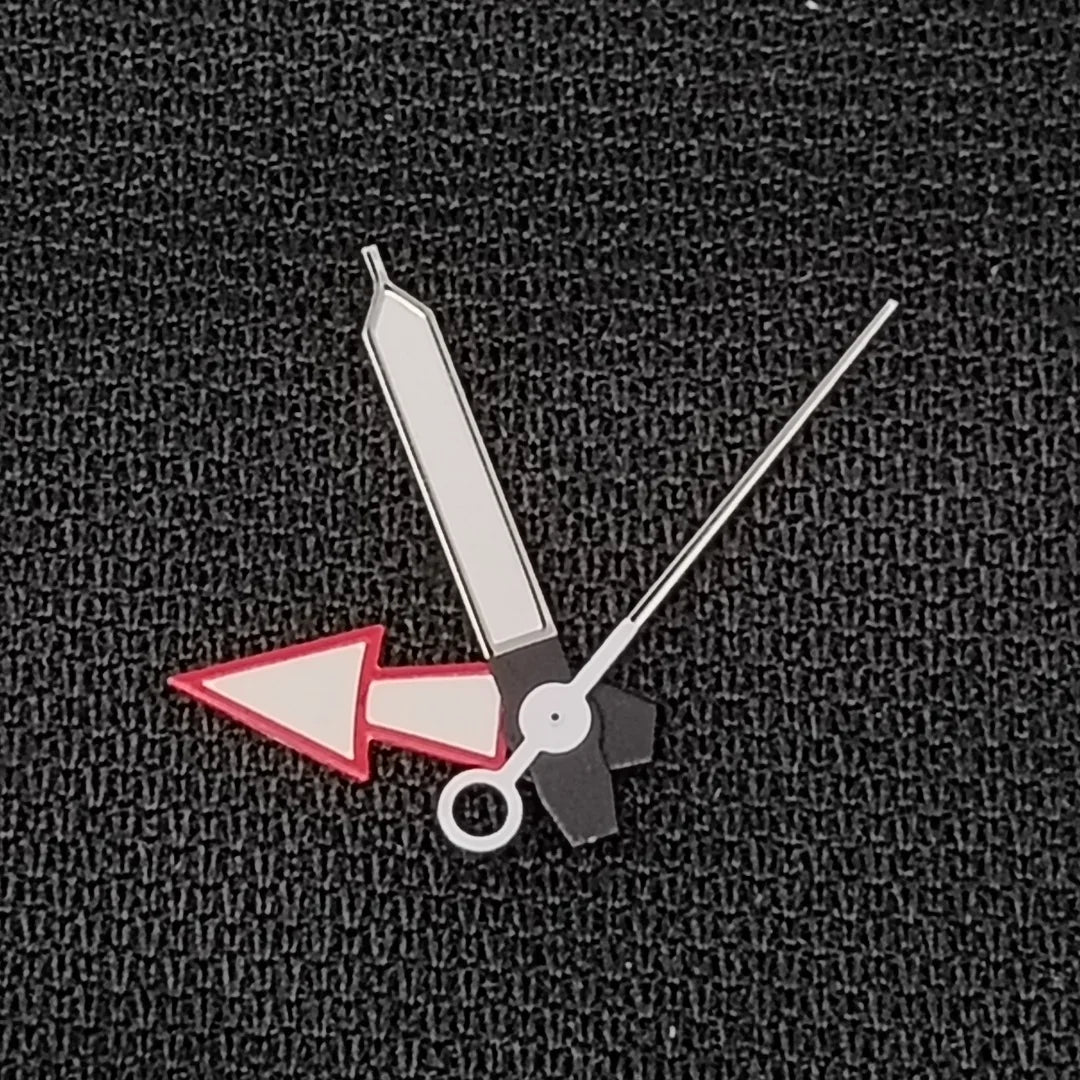 Red White Watch Pointer wtih Green Luminous Watch Hands for NH35/NH36/4R/7S
