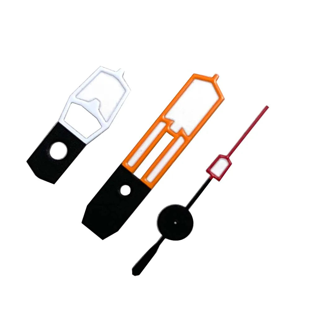 Green Luminous Watch Hands Pointers for NH35 NH36 4R 7S Orange Red White Hand