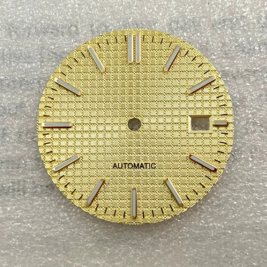 31.8mm Watch Dial AP Customizable Slogo For NH35 NH36 Hands C3 Green Luminous