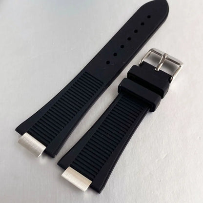 40mm Sapphire Diving Watch Case Fit NH35 NH36 NH34 Mens Bracelet Rubber Band