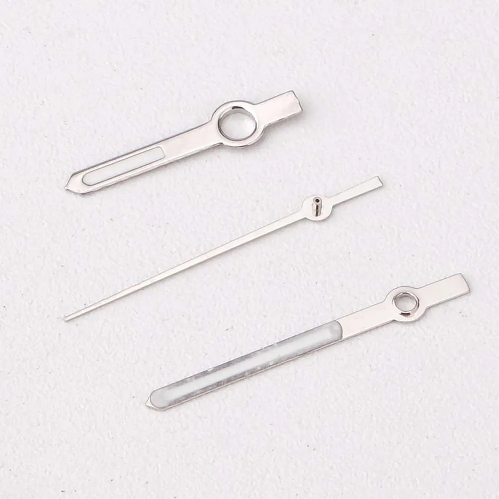 Simple Watch Hands With Green Luminous for NH35/NH36/4R/7S Movement