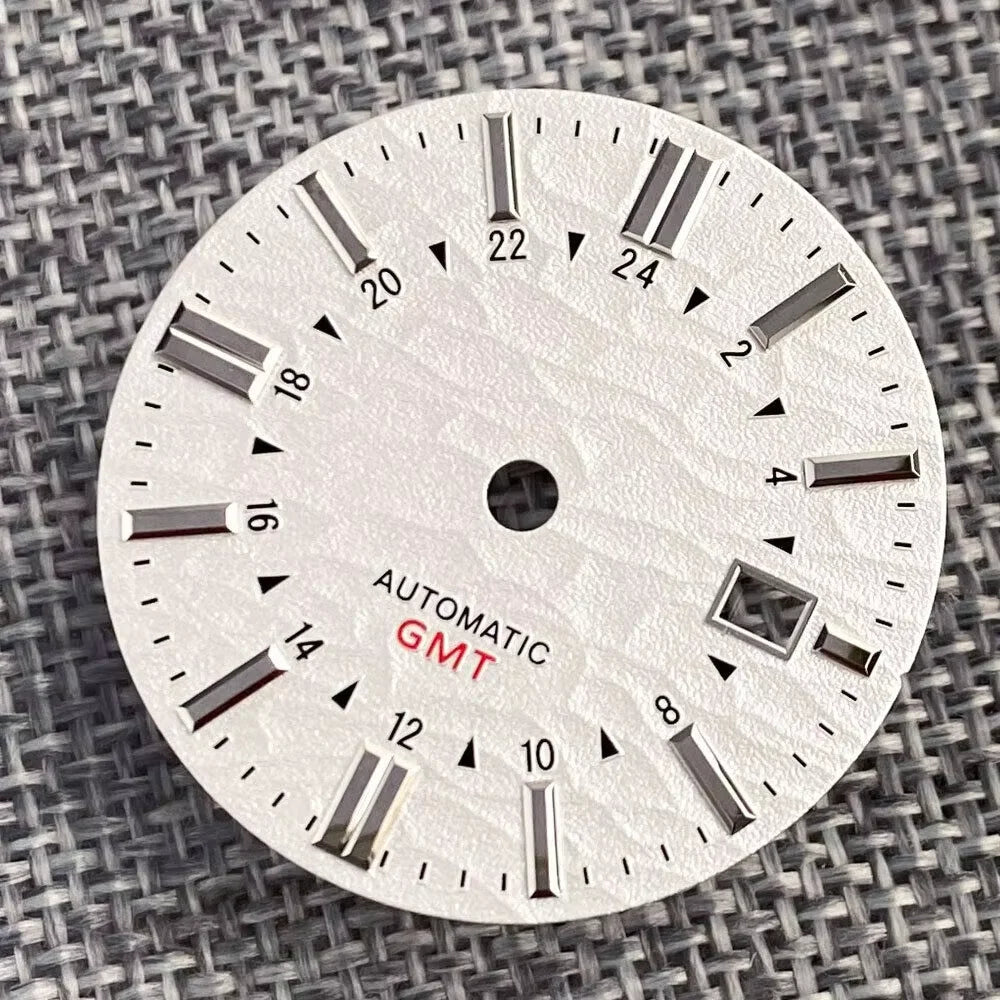 33.5mm Dial Luminous Mark fit GS Model Vintage Style NH34A Movement Watch