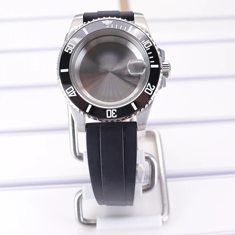 40mm Watch Case For 4R NH35 NH36 NH34/38 NH70 8215 Eta2824 PT5000 Sapphire Glass