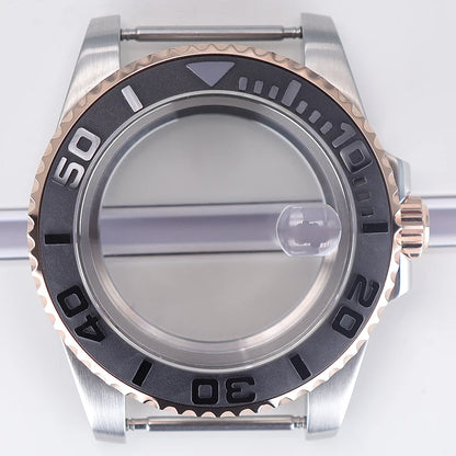 40mm Watch Case For NH35 NH34 NH36 NH70/Miyota8215/Eta2824 PT5000 Slide Buckle