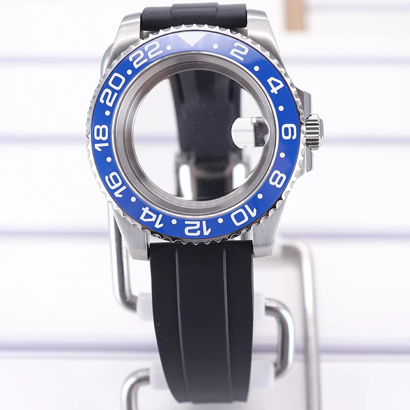 40mm Watch Case For 4R NH35 NH36 NH34/38 NH70 8215 Eta2824 PT5000 Sapphire Glass