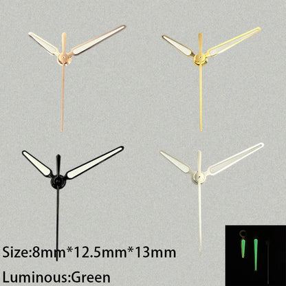 Modified Pilot Green Luminous Watch Hands Pointers for NH35/NH36/4R/7S Movement