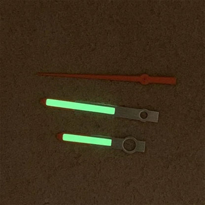 Green Luminous Modified Orange Second Hand Watch Hands Set for NH34 NH35 NH36