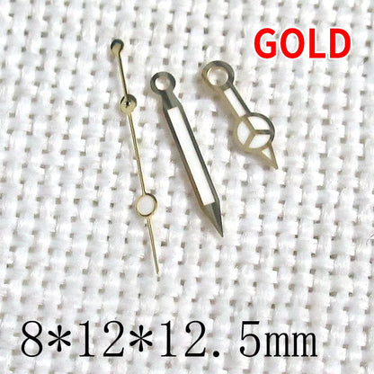 Luminous watch hands for 3135 movement, compatible with Rolex 116655, 116613, 116610 models, ideal for repairs.
