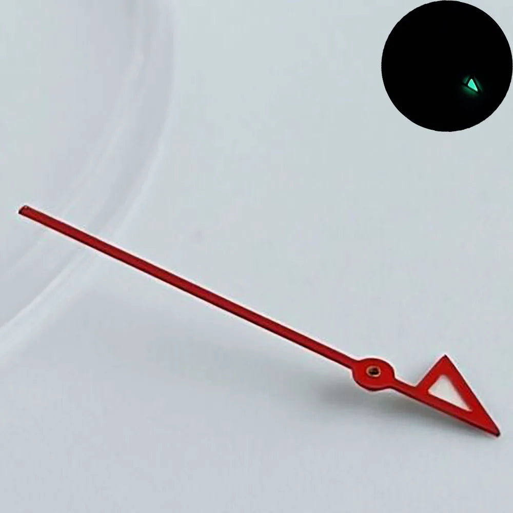 Watch pointer green luminous fit NH34 NH 35 NH36 movement watch hands refit watch Personalized second hand