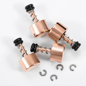 4pcs Rose Gold Watch Repair Push Buttons for Casio GA-2100 Waterproof Stainless Steel Buttons