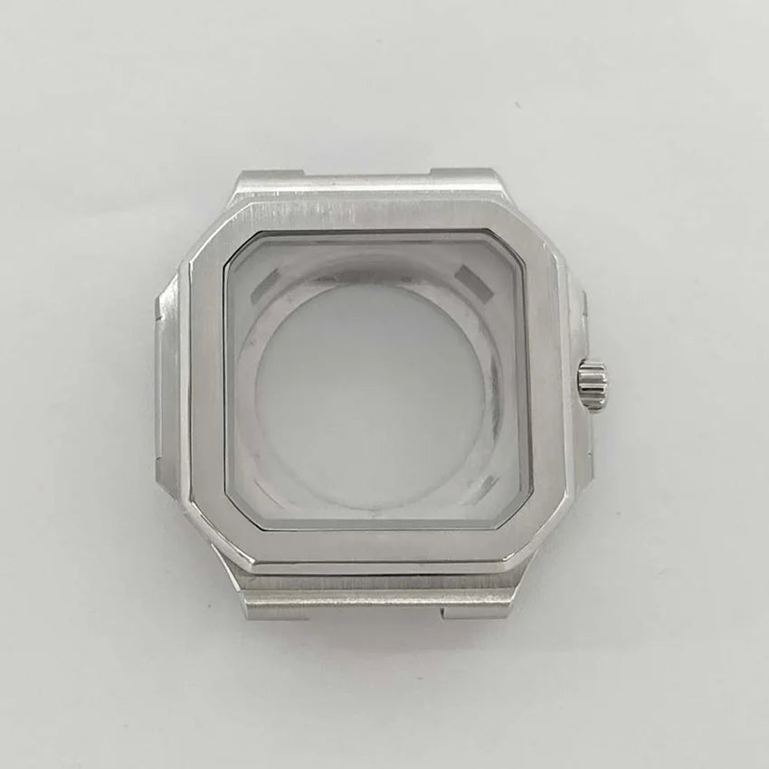 42mm Sapphire Watch Case Strap for NH35/H36 4R Square Case Fit 29.5MM Dial