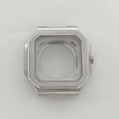 42mm Sapphire Watch Case Strap for NH35/H36 4R Square Case Fit 29.5MM Dial