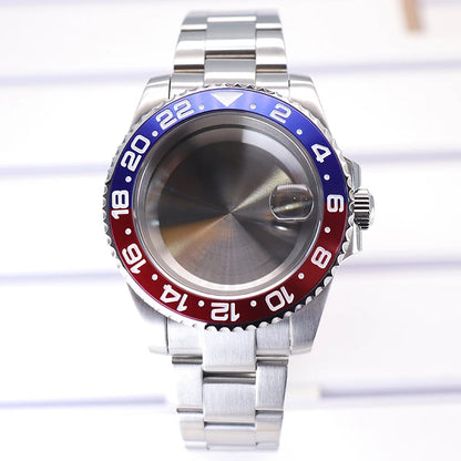 40mm Watch Cases Sapphire For Nh35 Nh36 Nh34/38 Nh70 Miyota 8215 Eta 2824 PT5000