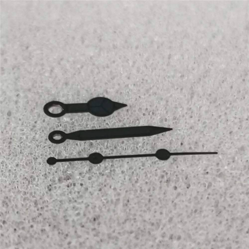 Black Watch Hands for NH35 NH36 4R 7S Movement 3Pins Weak Green Lunminouss