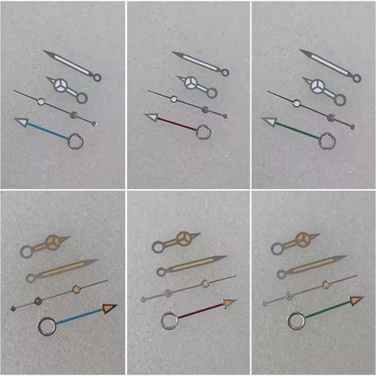 Green Luminous Watch Hands for NH34  4Pins Hands Gmt-Hands Replacmenet Watches
