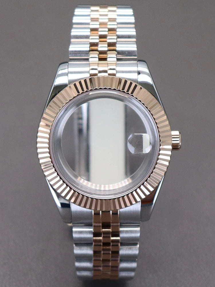 36/39mm Stainless Steel Watch Case for Nh34/35/36/38 Miyota 8215 Oyster Datejust