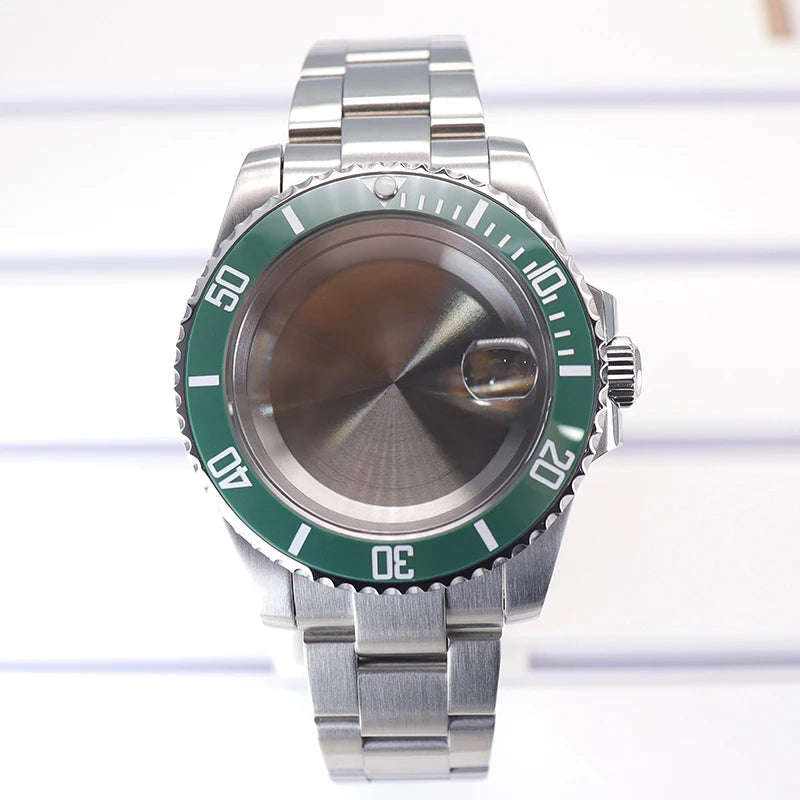 40mm Steel Watch Case For Submariner NH35 NH36 NH34 NH38 ETA 2824 Miyota 8215