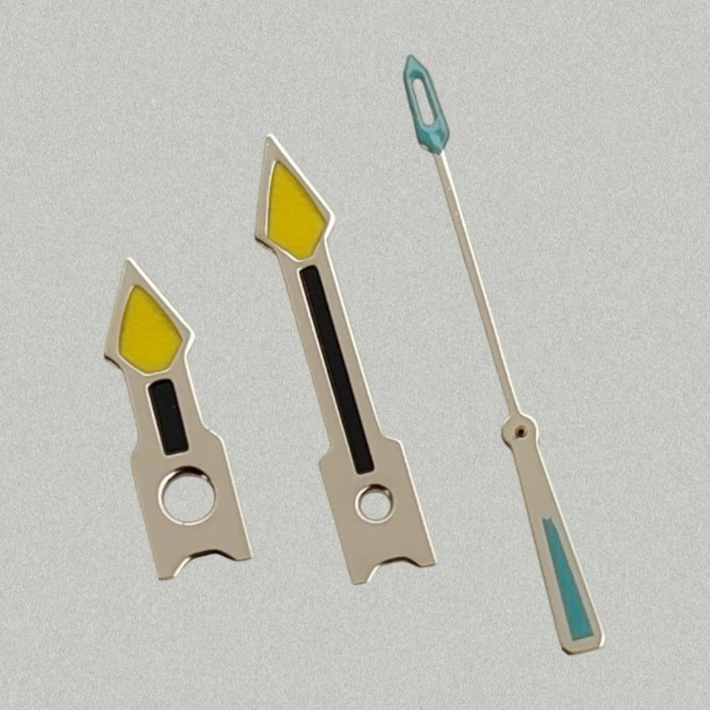 Modified Green Luminous Modern Color Watch Hands for NH35/NH36/4R/7S Movement