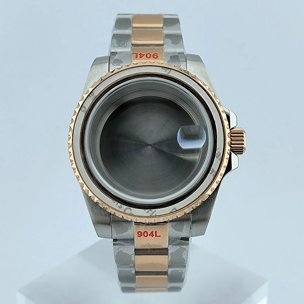 Watch Case Set with Sapphire Glass Men Watch for NH34/NH35 Movement