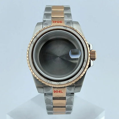 Watch Case Set with Sapphire Glass Men Watch for NH34/NH35 Movement