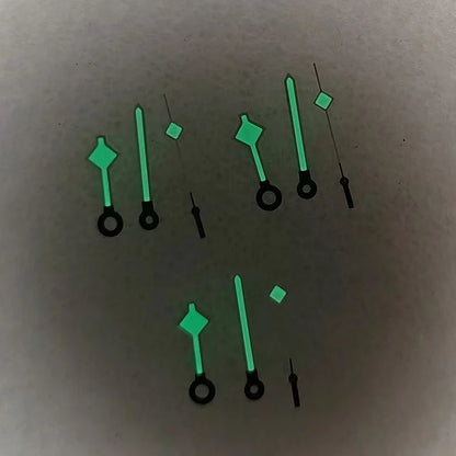 Modified Green Luminous Simple Watch Hands for NH35/NH36/4R/7S Movement