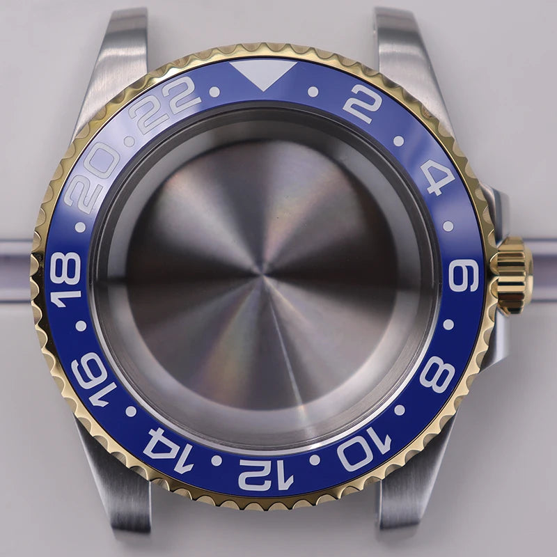 40mm Watch Case Sapphire Glass For Nh35 Nh34 Nh36 Nh72 2824 Miyota 8215 SUB GMT
