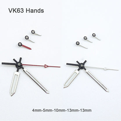 Green Luminous 6Pins Quartz Watch Hands Pointers for VK63 Movement Watch