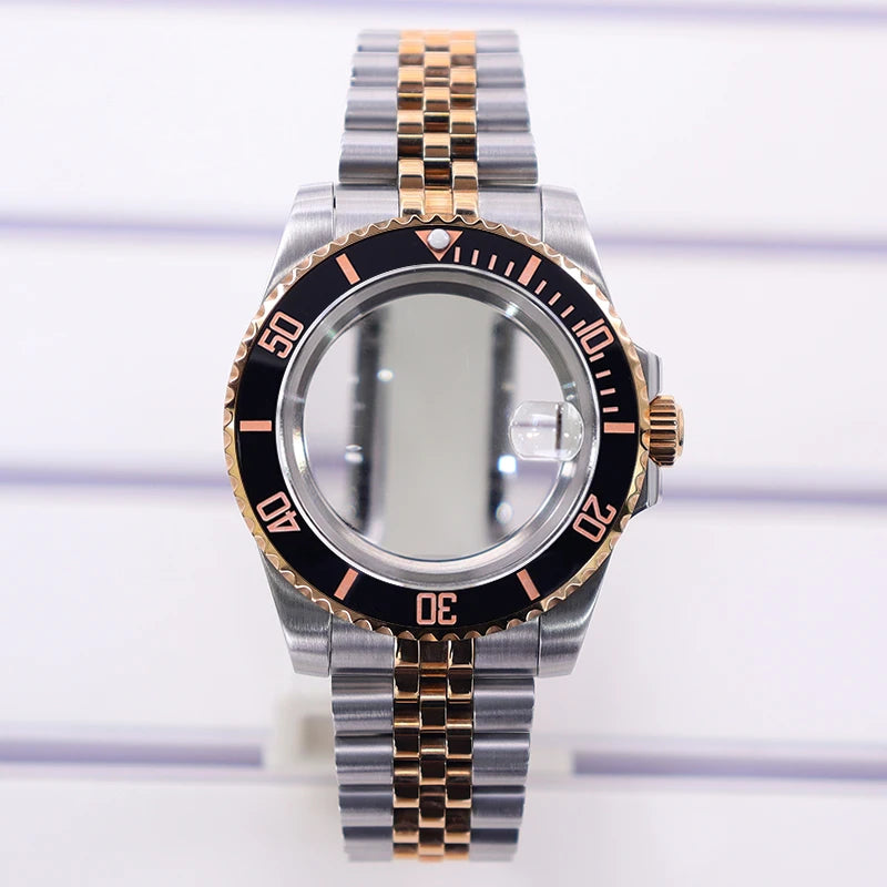 40mm Cases For NH35 NH34 NH36 NH38 NH70 Miyota8215 Eta2824 Unidirectional Bezel