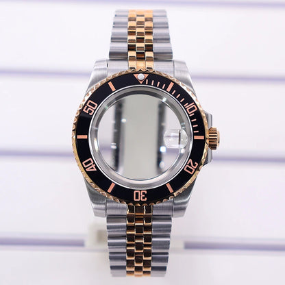 40mm Watch Case For NH35 NH34 NH36 NH70/Miyota8215/Eta2824 PT5000 Slide Buckle