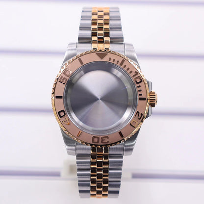 40mm Cases For NH35 NH34 NH36 NH38 NH70 Miyota8215 Eta2824 Unidirectional Bezel