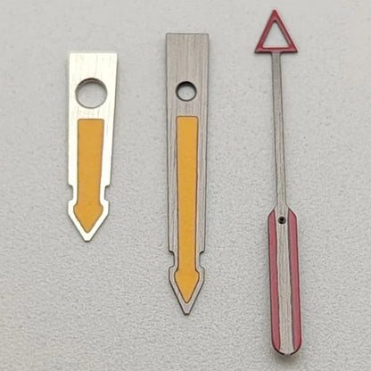 Modified Yellow Luminous Silver-Yellow Watch Hands for NH35/NH36/4R/7S Movement