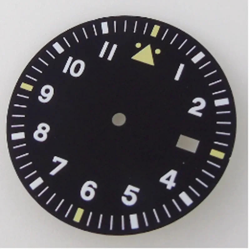 33.6mm Multicolor Watch Dial Fit For NH35AA NH36AA with Green Luminous Modified