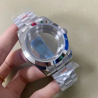 36mm/39mm Stainless Steel Watch Case Set with Calendar Window for NH35/36