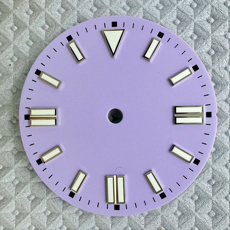 28.5mm No Logo Multicolor Face with Luminous Watch Dial for NH35/NH36/4R/8215