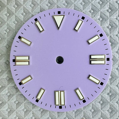 28.5mm No Logo Multicolor Face with Luminous Watch Dial for NH35/NH36/4R/8215