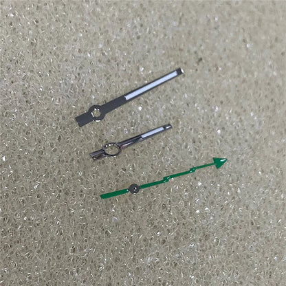 Watch Hands Pointers with Green Luminous  for NH35/NH36 Movement Watch Modified