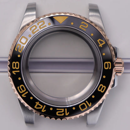 40mm Diver Watch Case For 4R NH35/36 NH38 NH70 Miyota8215 Eta2824 Sapphire Glass