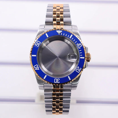 40mm Diver Watch Case For 4R NH35/36 NH38 NH70 Miyota8215 Eta2824 Sapphire Glass